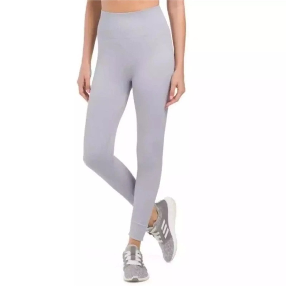 Madewell High Rise Seamless Ribbed Leggings Faded Lavender L/XL NF342
